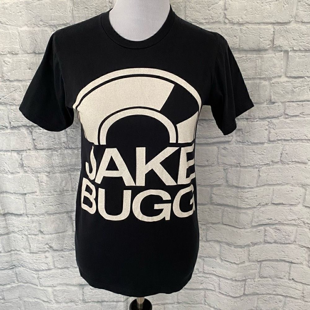 Jake Bugg anvil women S 100% cotton graphic print short sleeve tshirt black